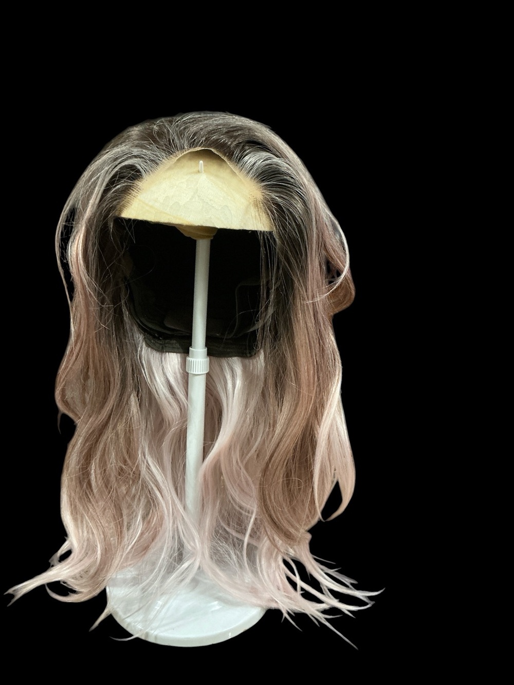 CSC Jesslyn Luxe Ombre Long Wavy Women's Wig - Pink Blonde